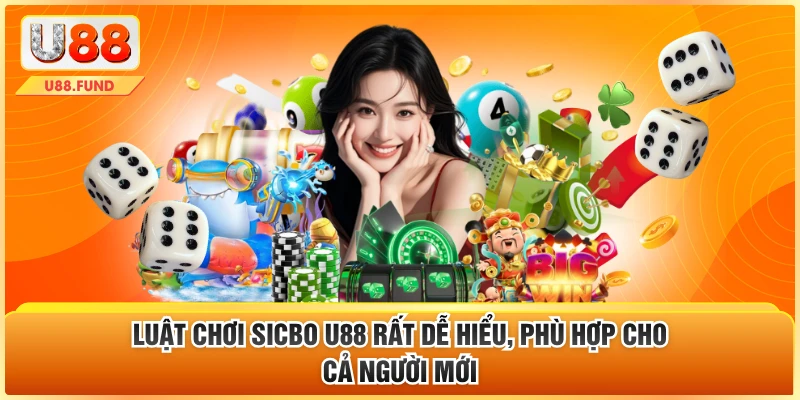 Luật chơi sicbo U88 rất dễ hiểu, phù hợp cho cả người mới